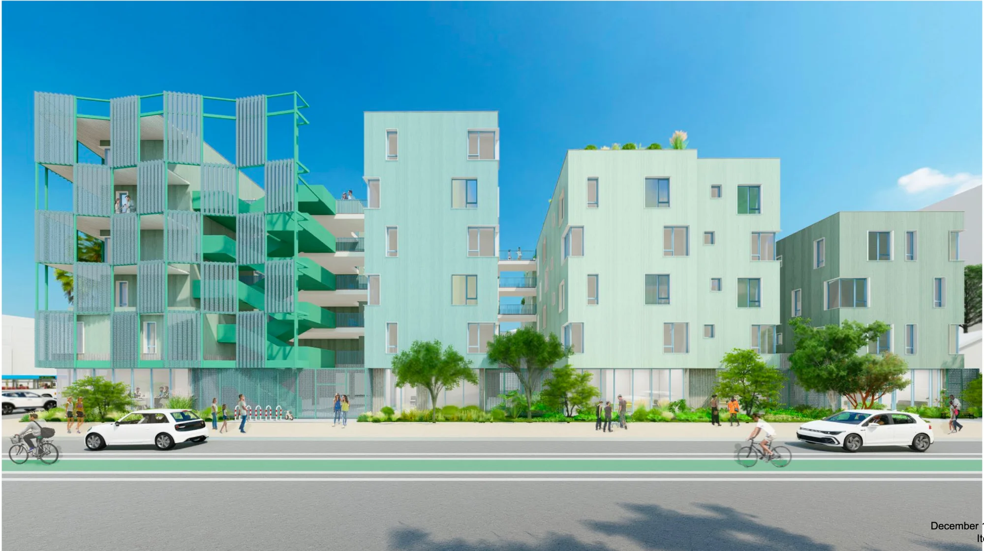 Proposed 6-story development rendering